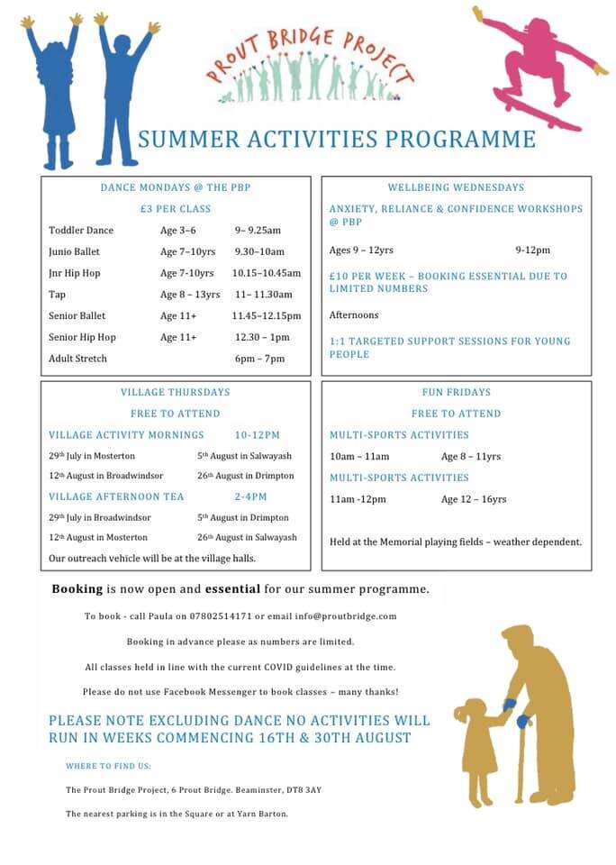 Summer Activities are BACK