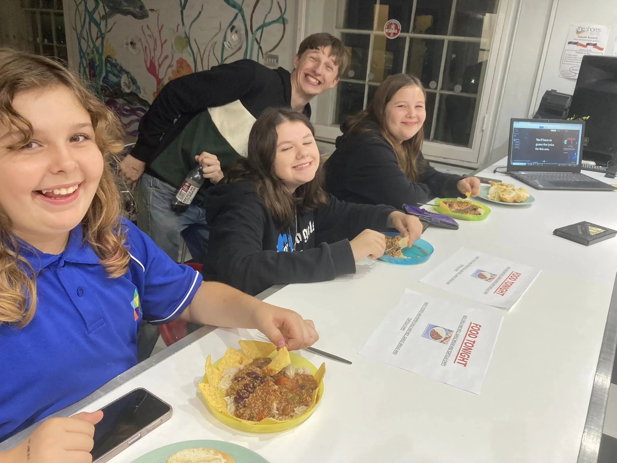 Hot Tasty Food At Senior Club