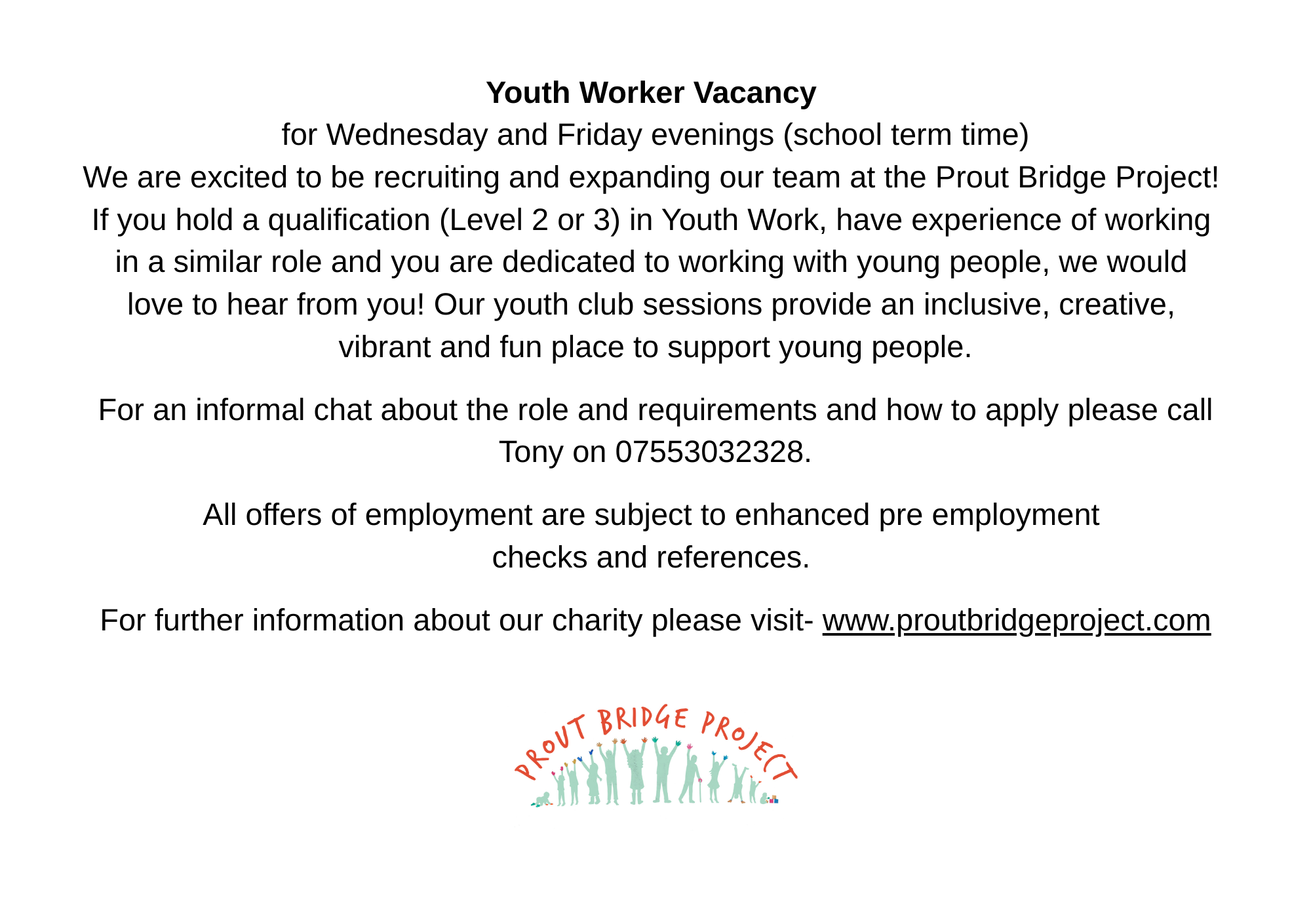Youth Worker Vacancy