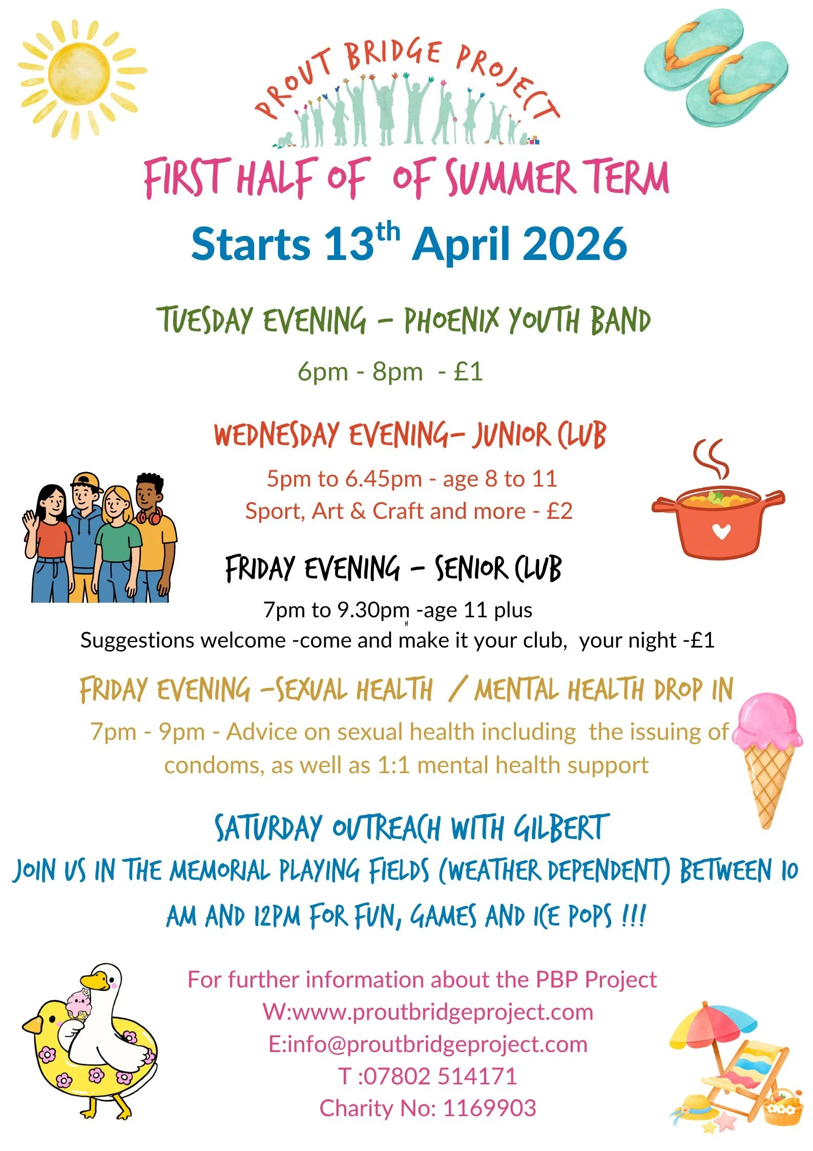 Youth Clubs summer term