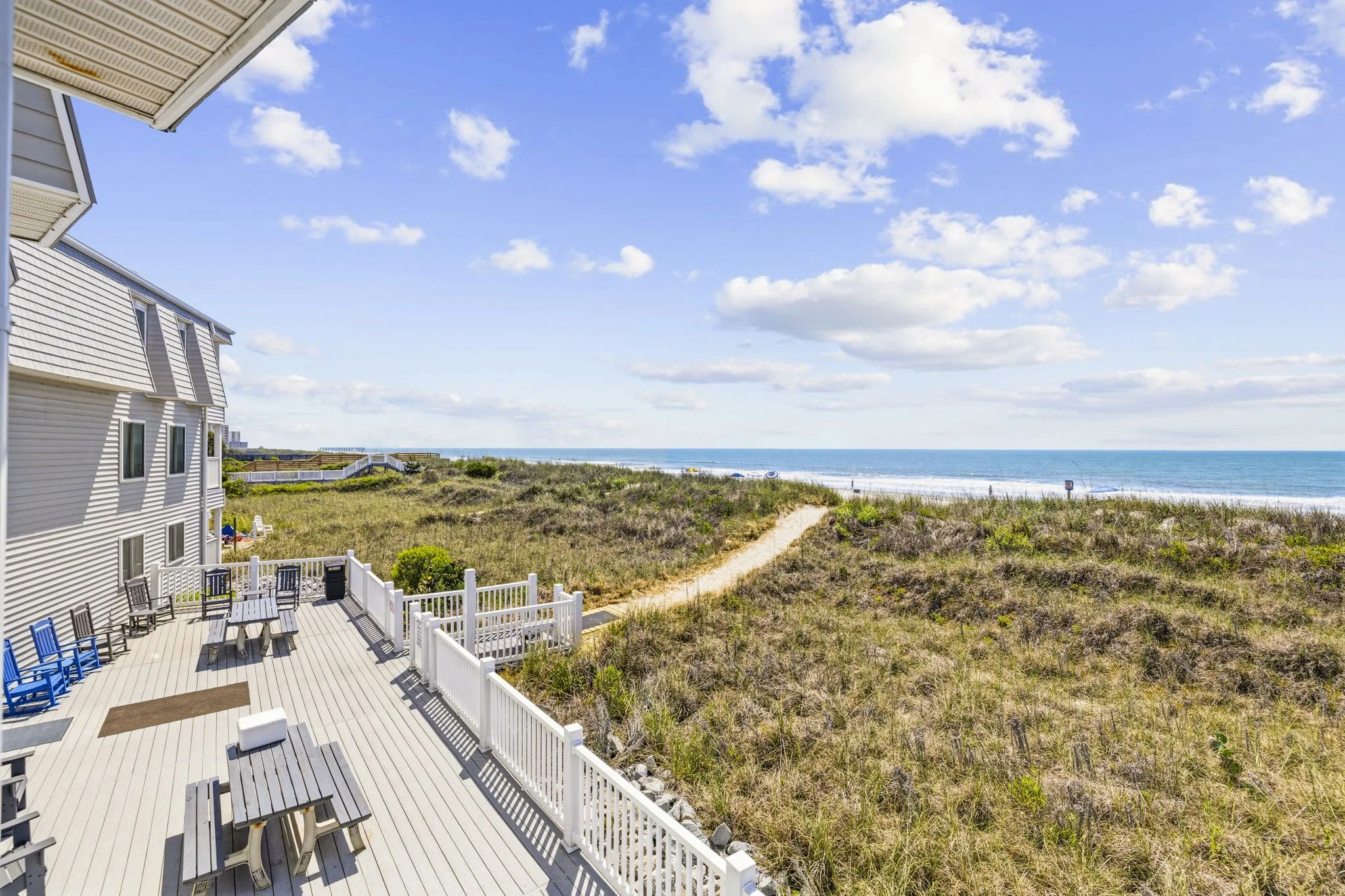 More of the view from the fantastic balcony at your Cherry Grove beachfront rental