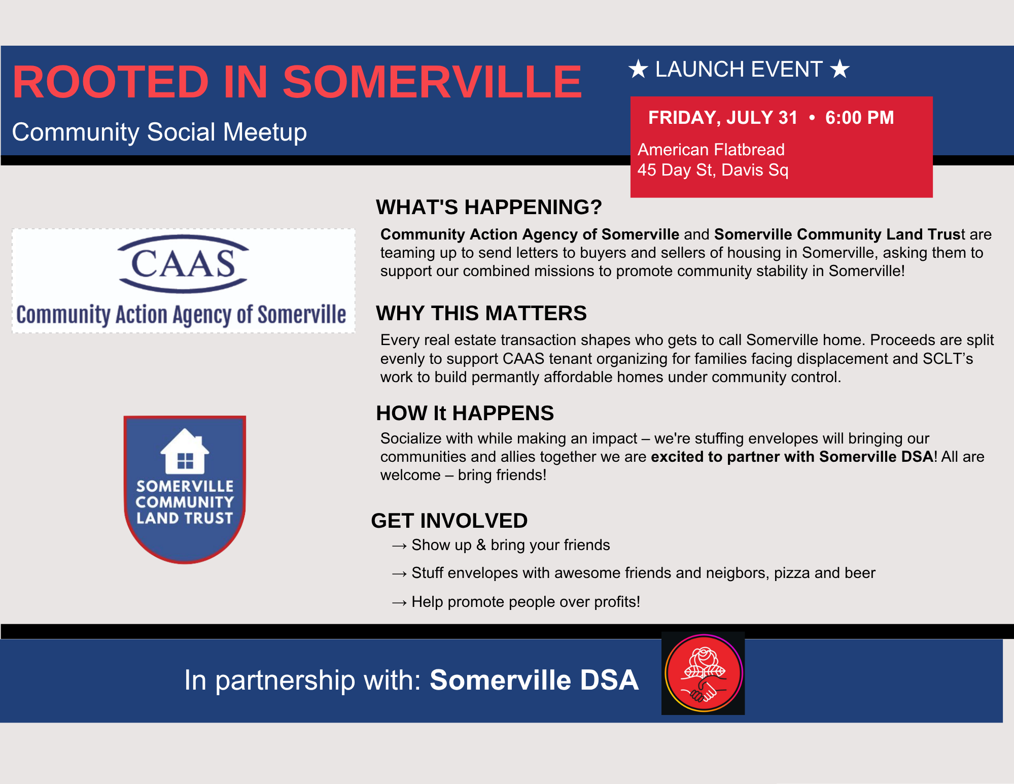 Rooted in Somerville Kick-off