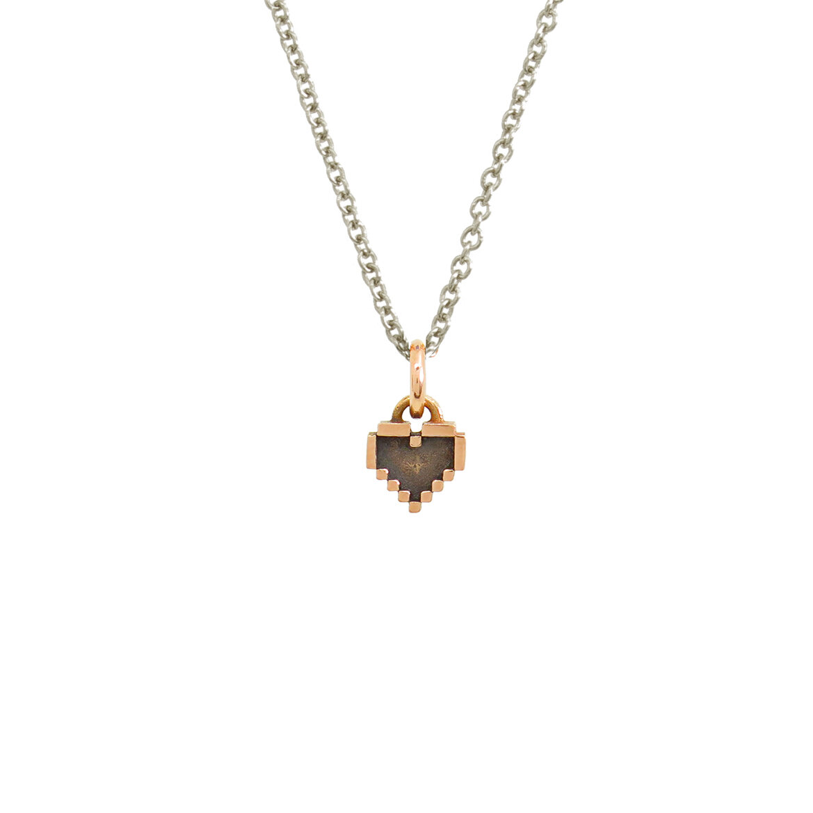 Mini Pixel Heart Rose with silver chain_scaled.jpg