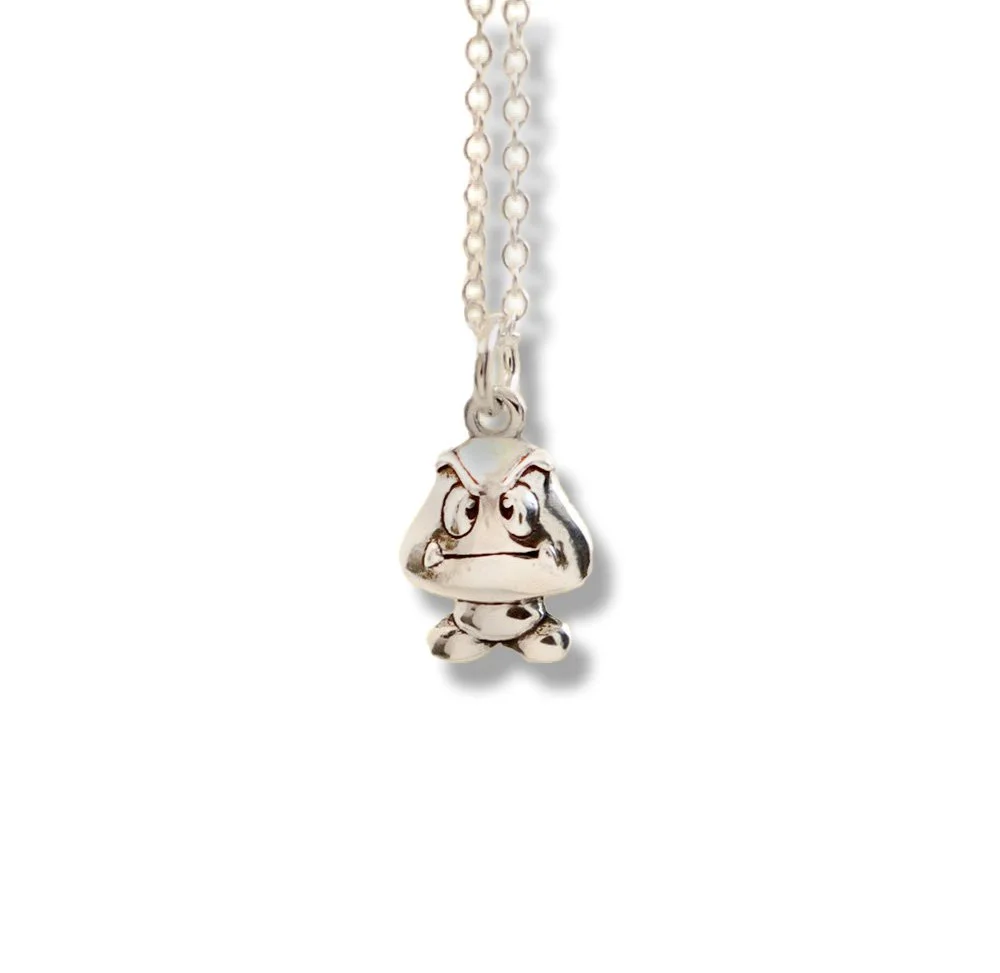 Goomba Pendant - Sterling Silver