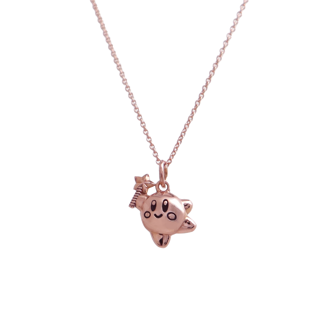 Jumping Kirby - Rose Gold w-white background.png