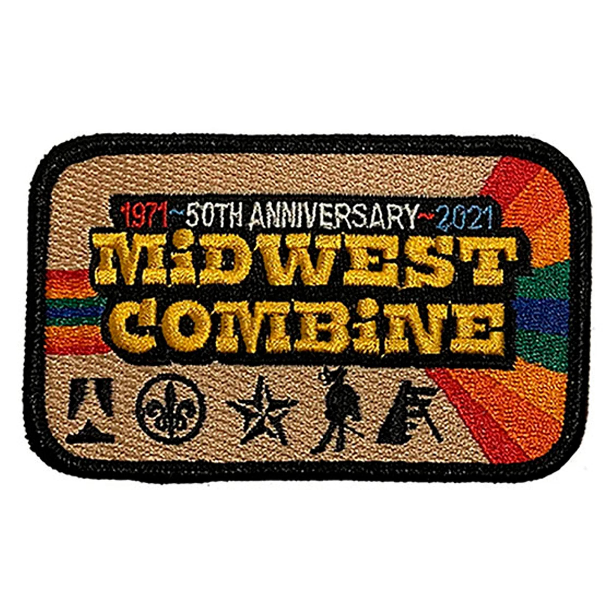 Drum Major Patch — Blue Stars