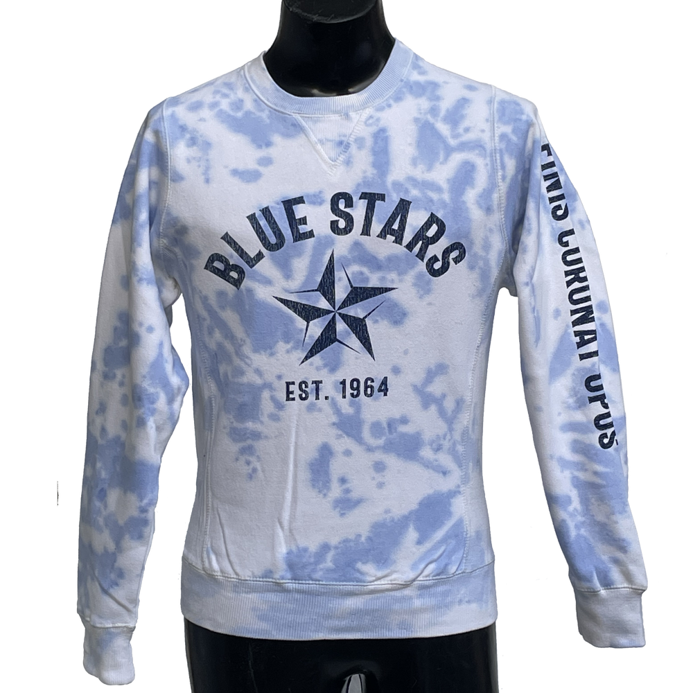 tie dye crewneck