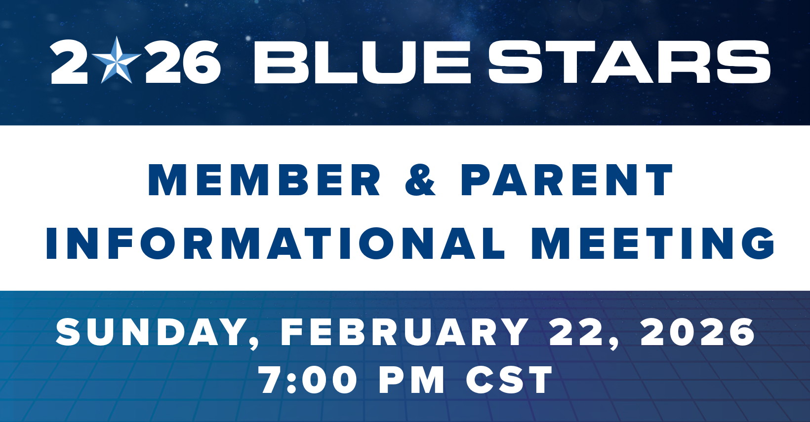 2026 Member &amp; Parent Meeting