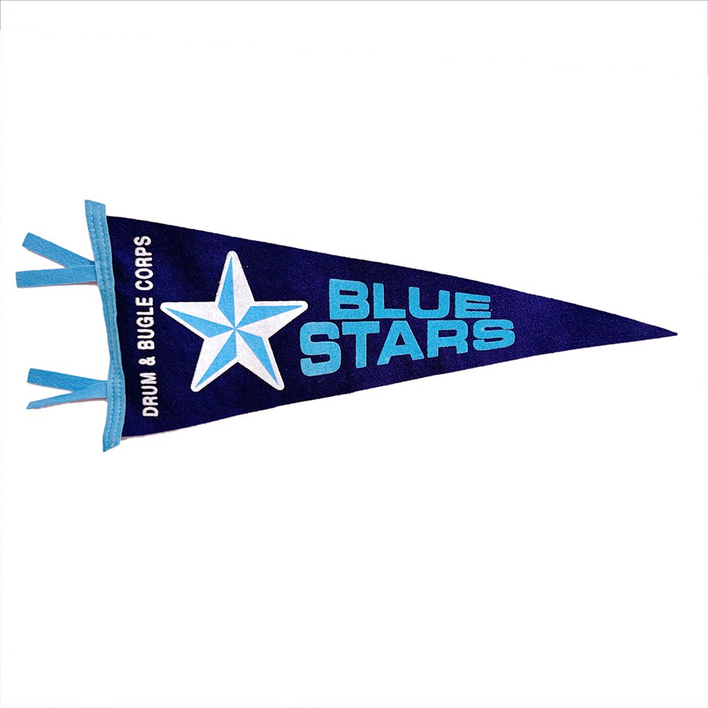 18" Blue Stars Pennant