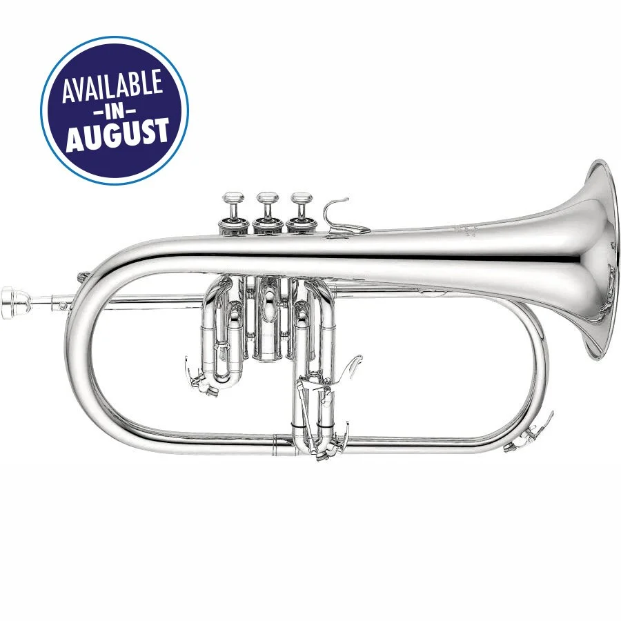 YFH-631GS FLUGELHORN

 

 Silver-plated  0.433” bore size  6-inch Gold brass bell   Email for pricing  