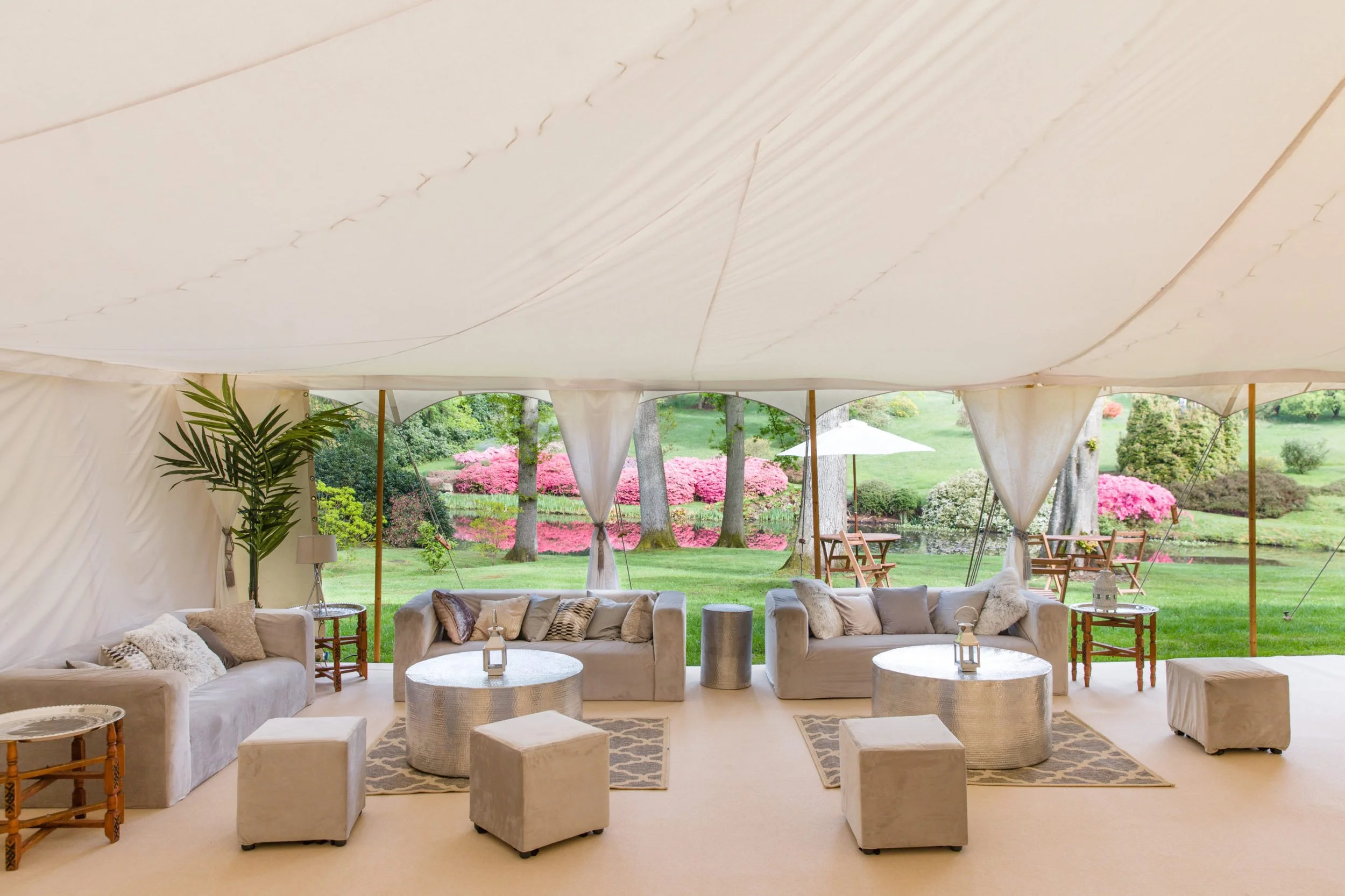 Marquee Setting at The Hyde Estate