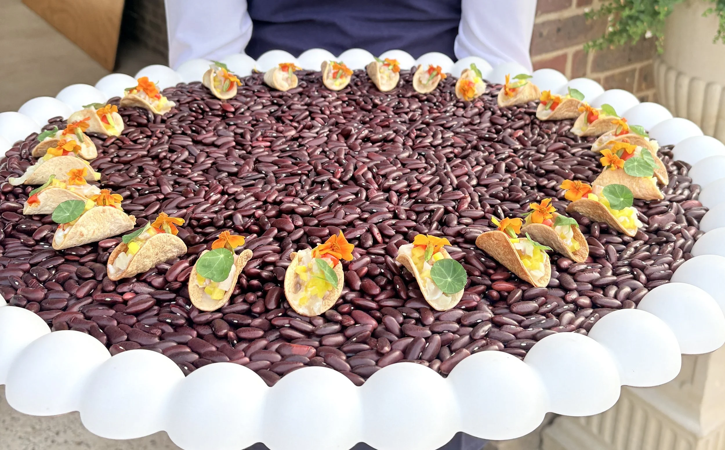 Canapés served at 21st