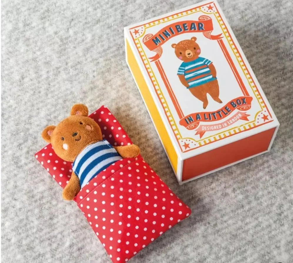 Mini Bear in a Little Box - soft toy