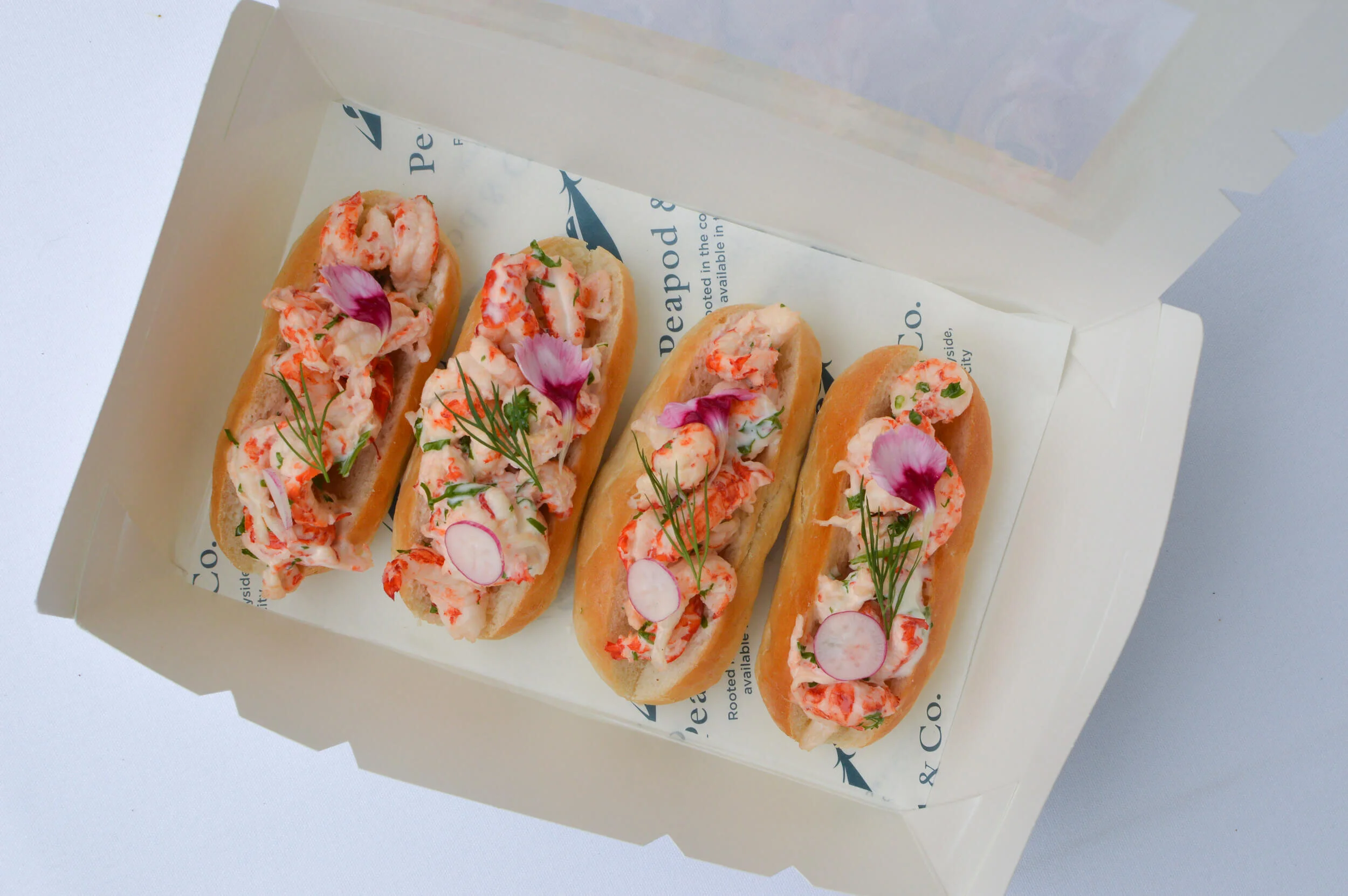 Lobster and Shrimp Rolls at Peapod & Co.