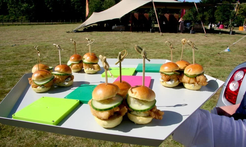 Street Food: Chicken Burgers at Festival