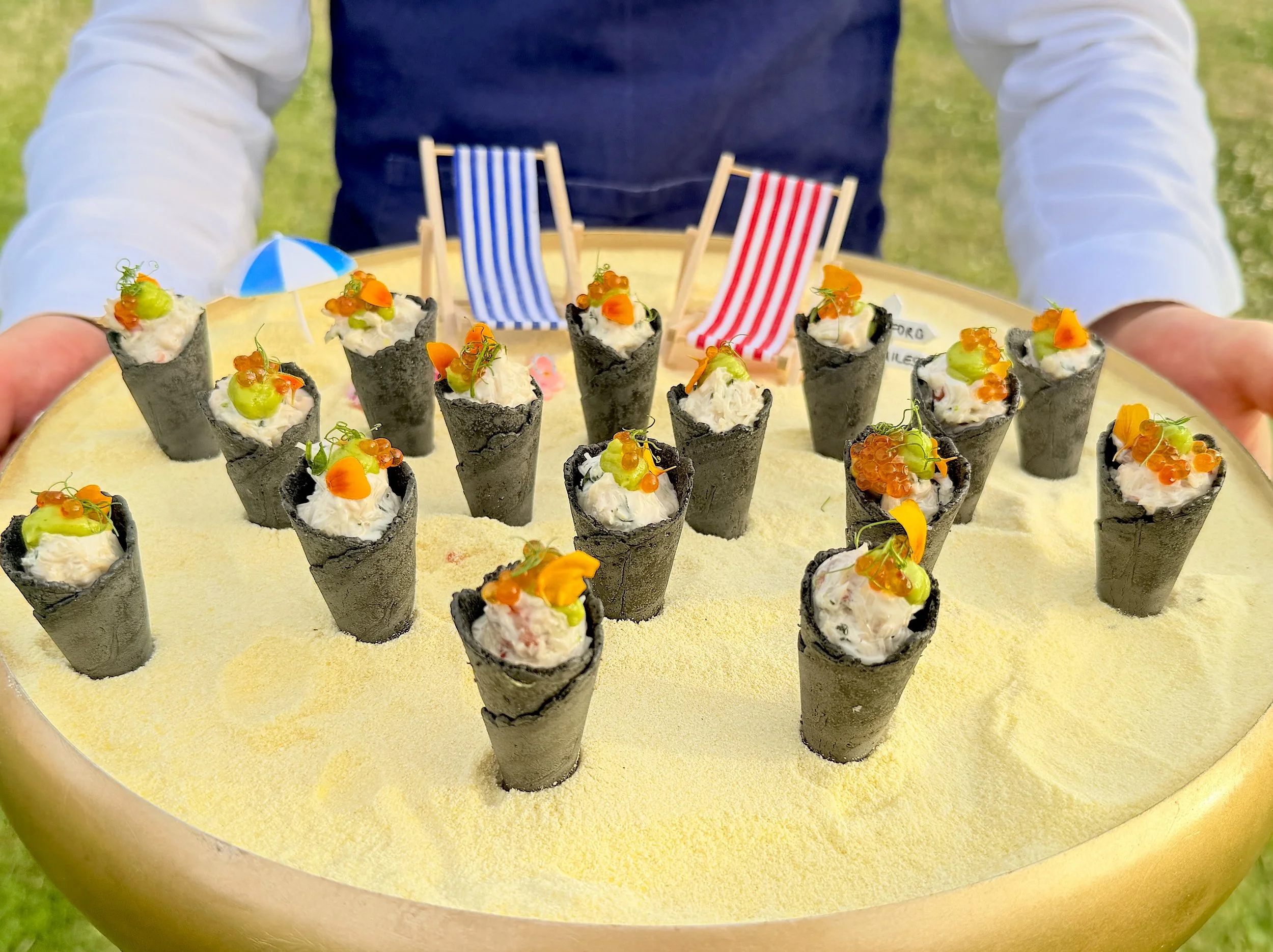 Crab Cornettos