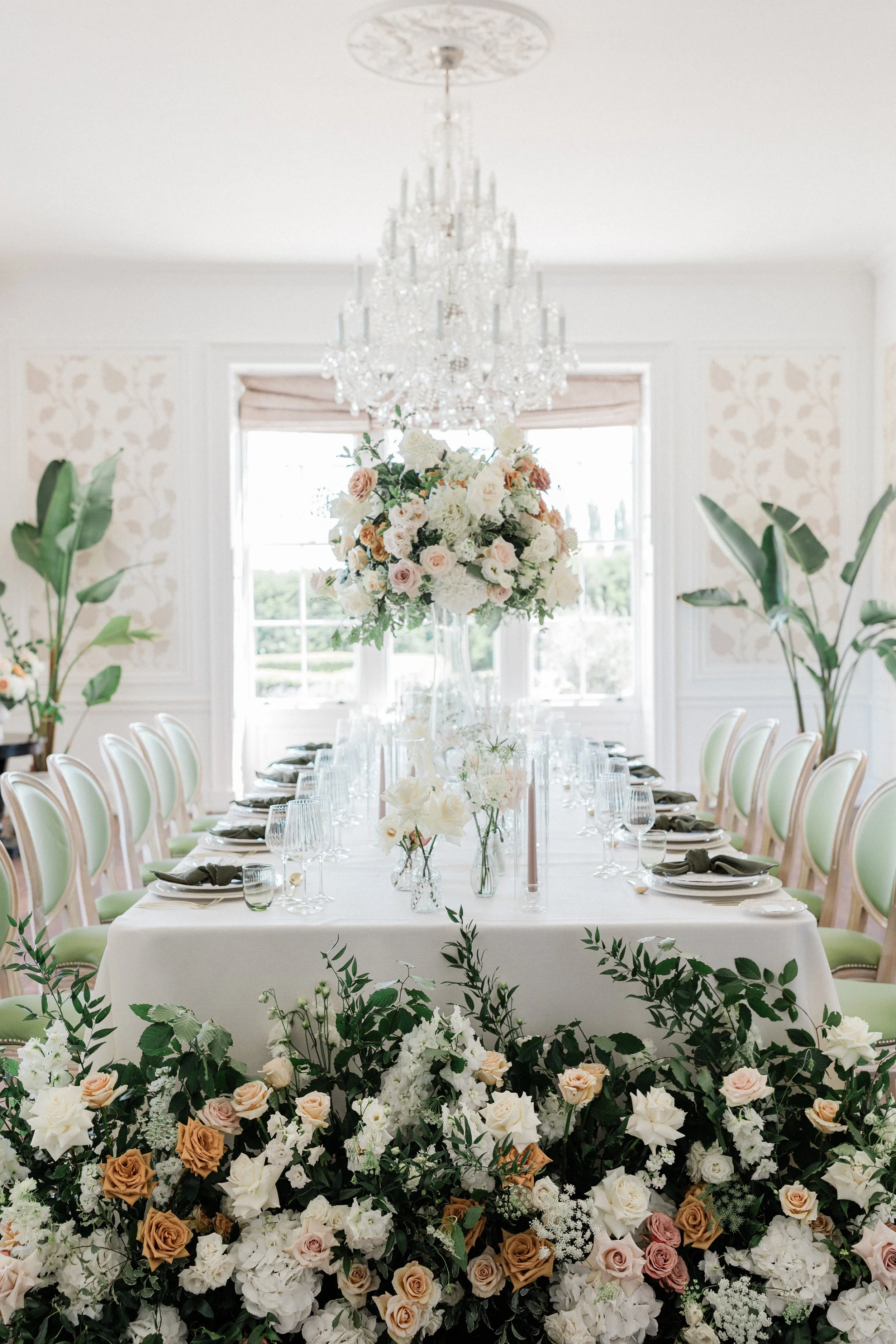 Froyle Park Interiors and Wedding Tablescape