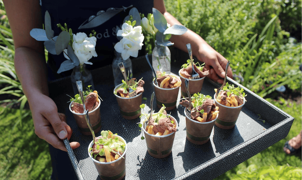 Bowl Food - Steak frites with Bearnaise