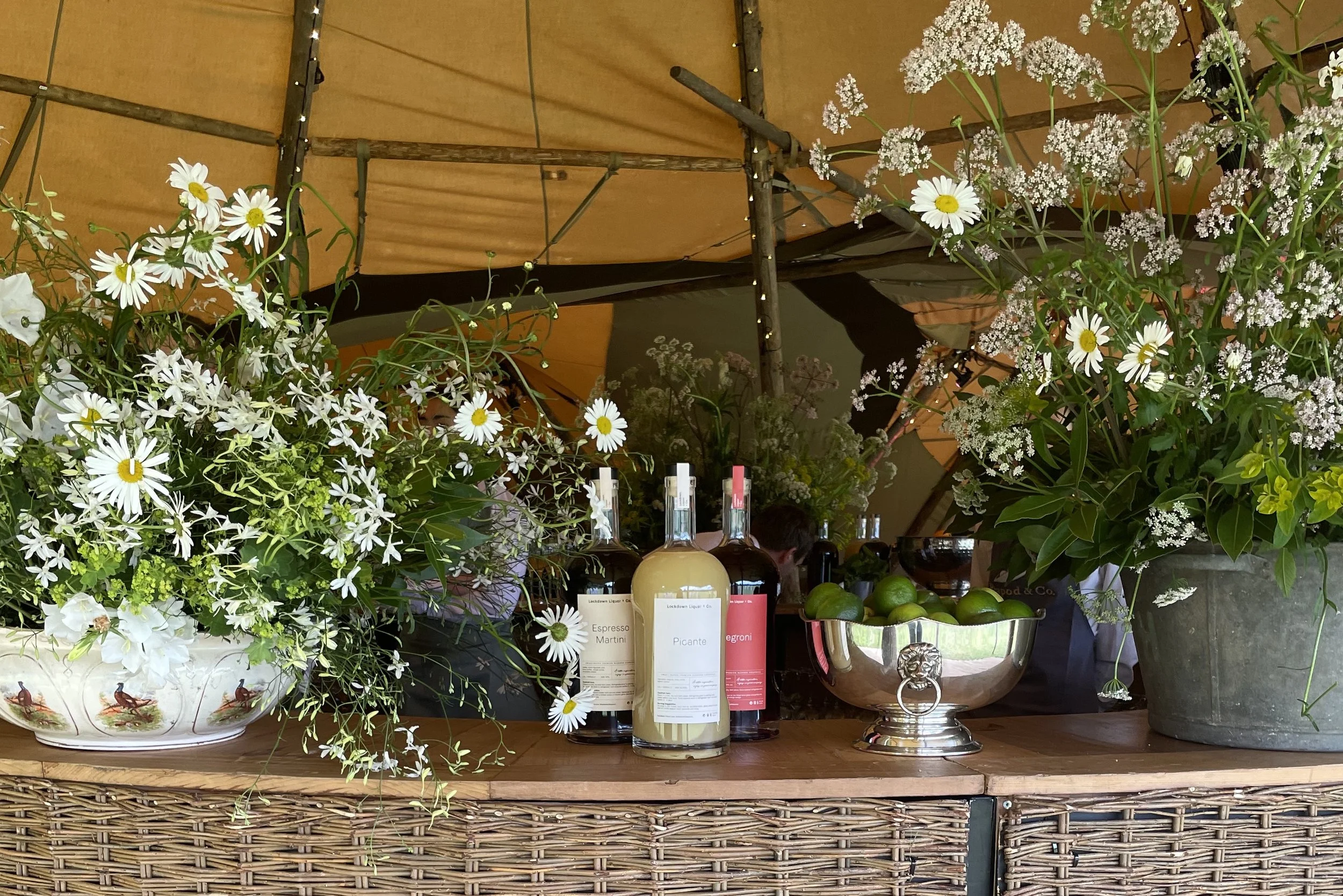 Cocktail Bar at Wedding