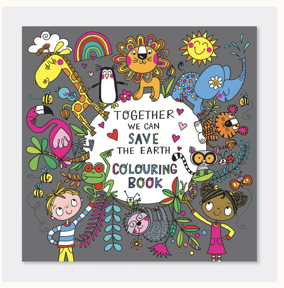 Save the Earth Colouring Book - Rachel Ellen Designs