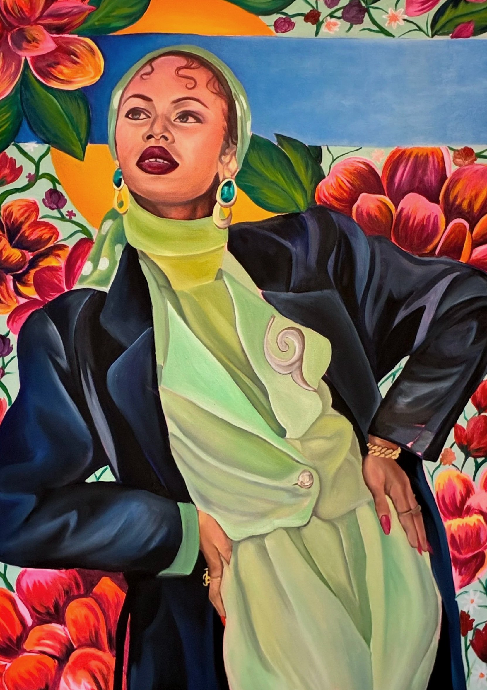 "She Arrives Like Spring"
2026
Oil on Canvas
30 x 40 in
