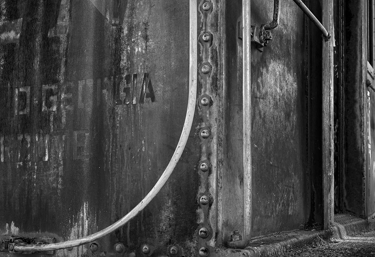 Caboose Hand Rails, Hocking Valley Railway Yard, Nelsonville, Ohio