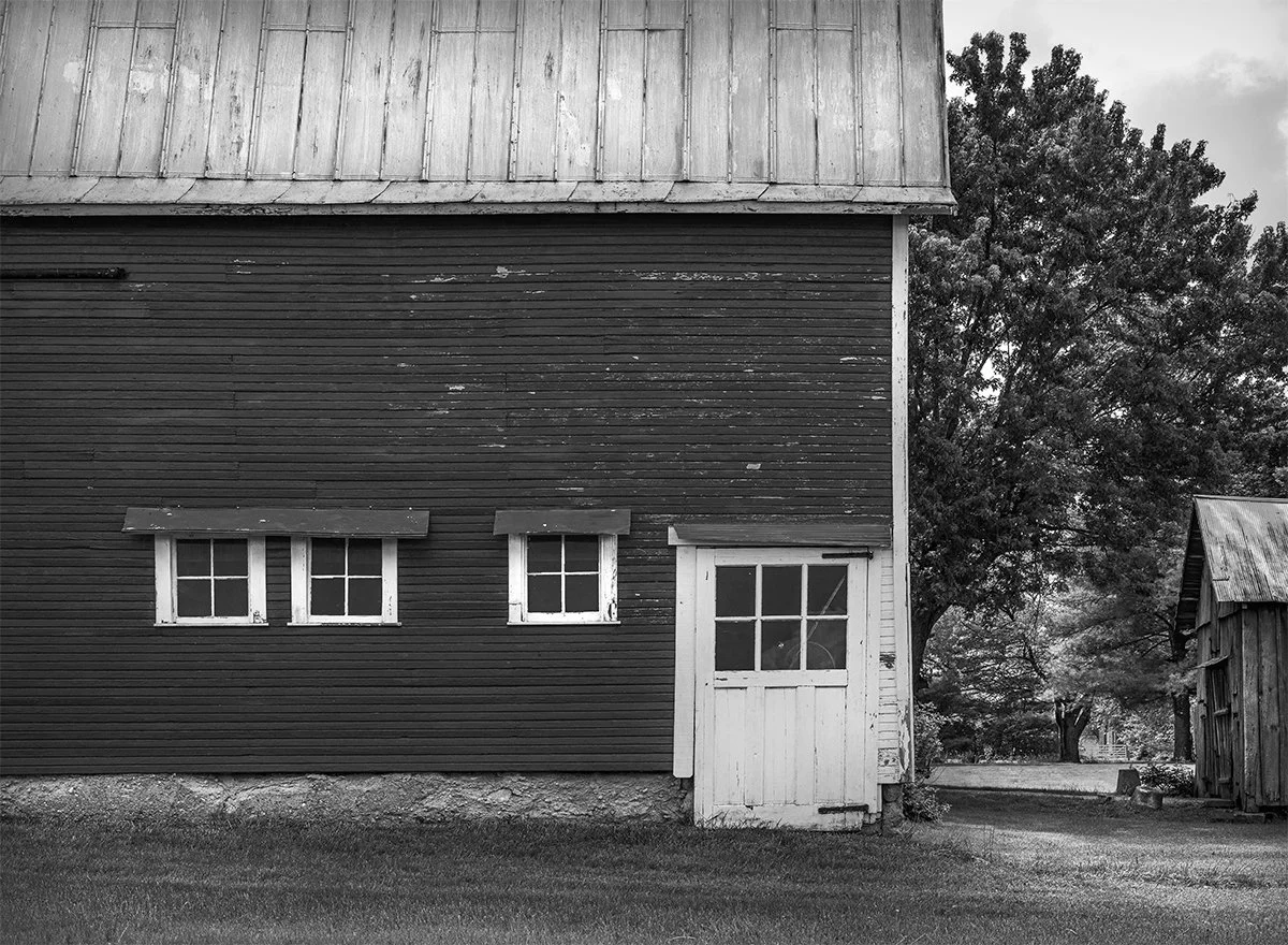 Feder/Cox Barn, Windows, Door, Galloway, Ohio