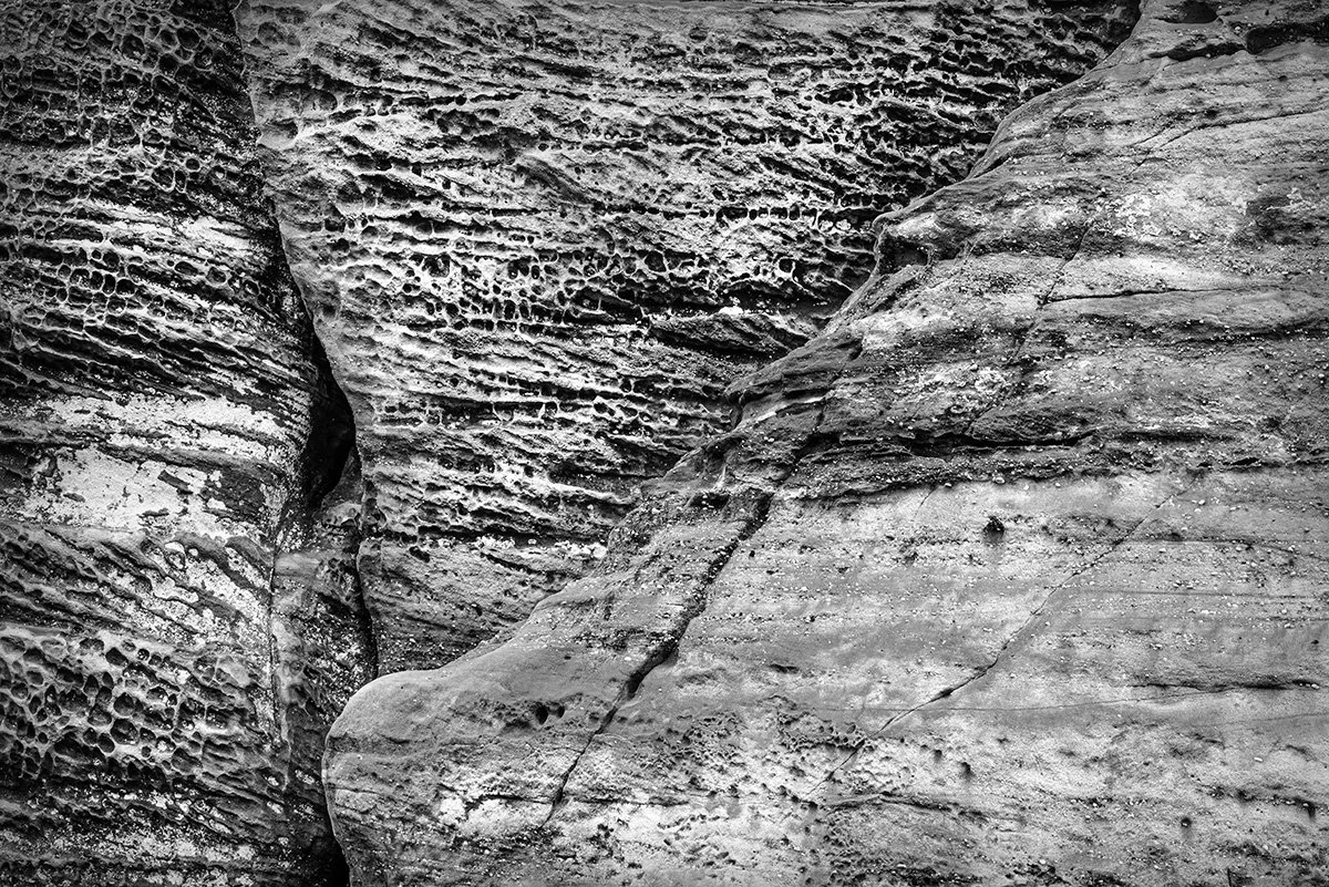 Black Hand Sandstone Detail III, Ledges Trail, Cuyahoga Valley N.P., Ohio
