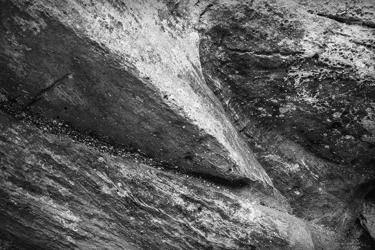 Black Hand Sandstone Abstract, Ledges Trail, Cuyahoga Valley N.P., Ohio