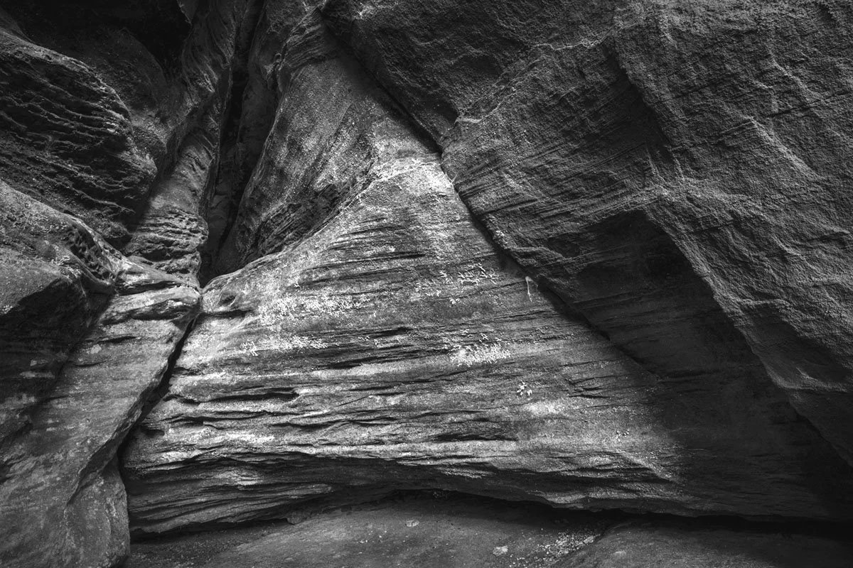Black Hand Sandstone Detail II, Rock House, Hocking Hills S.P., Ohio