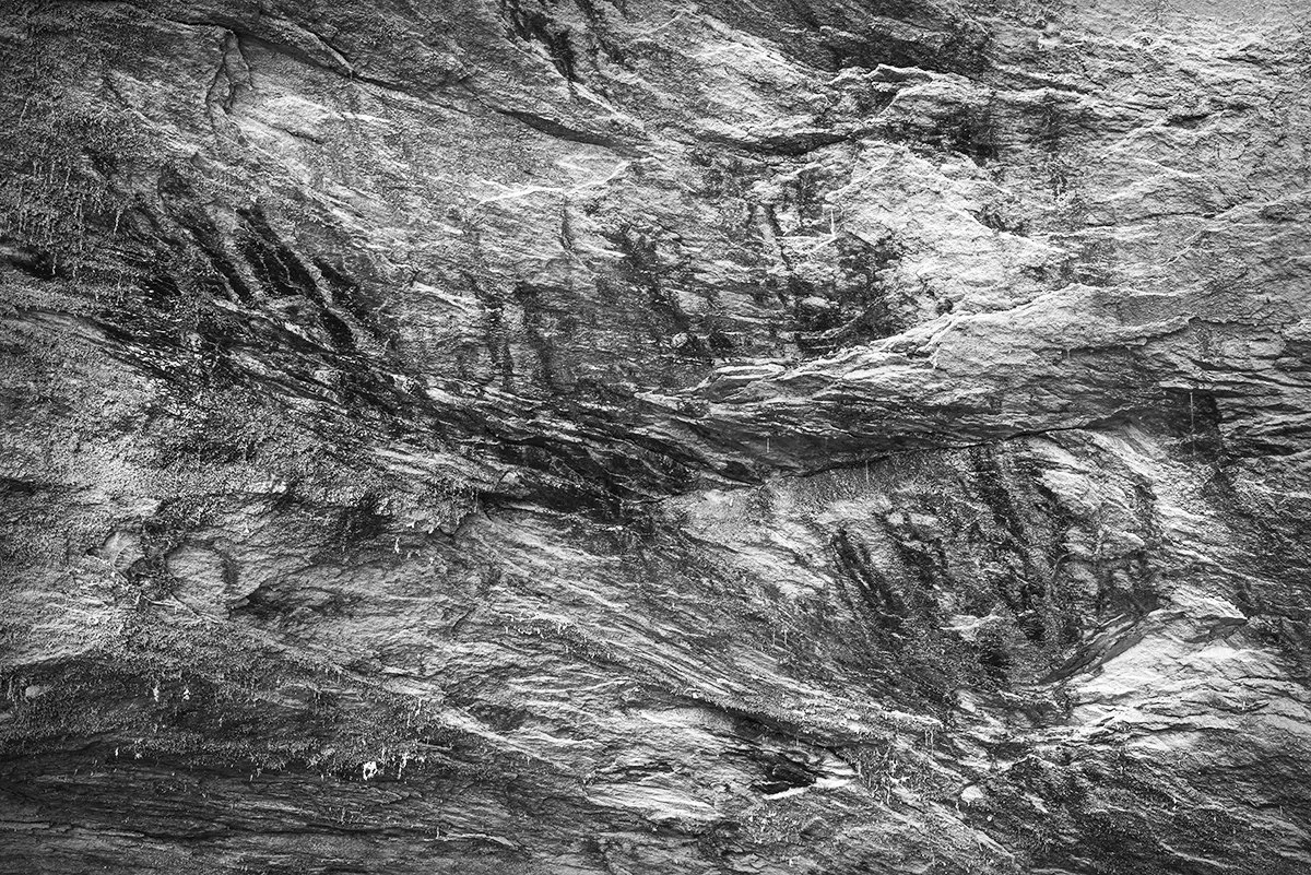 Abstract Sandstone IV, Robinson's Cave, New Straitsville, Ohio