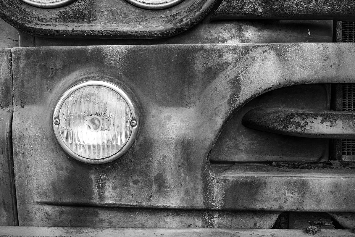 Rusted 1959 Dodge 800 Fire Truck Detail VIII, Madison County, Ohio