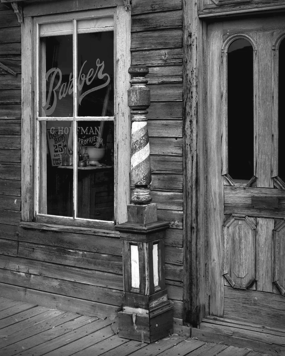 Barber Shop, Pole, Nevada City, Montana