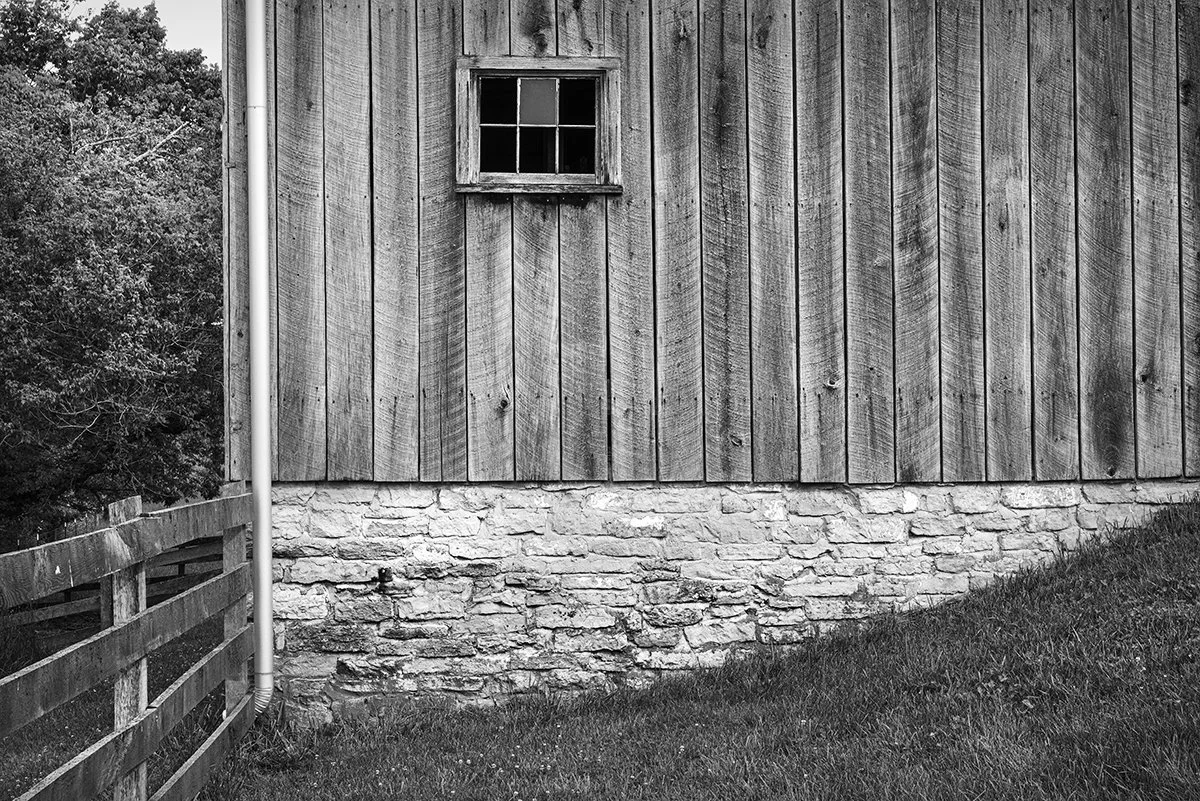 Barn Detail Fence, Carriage Hill Metropark, Ohio