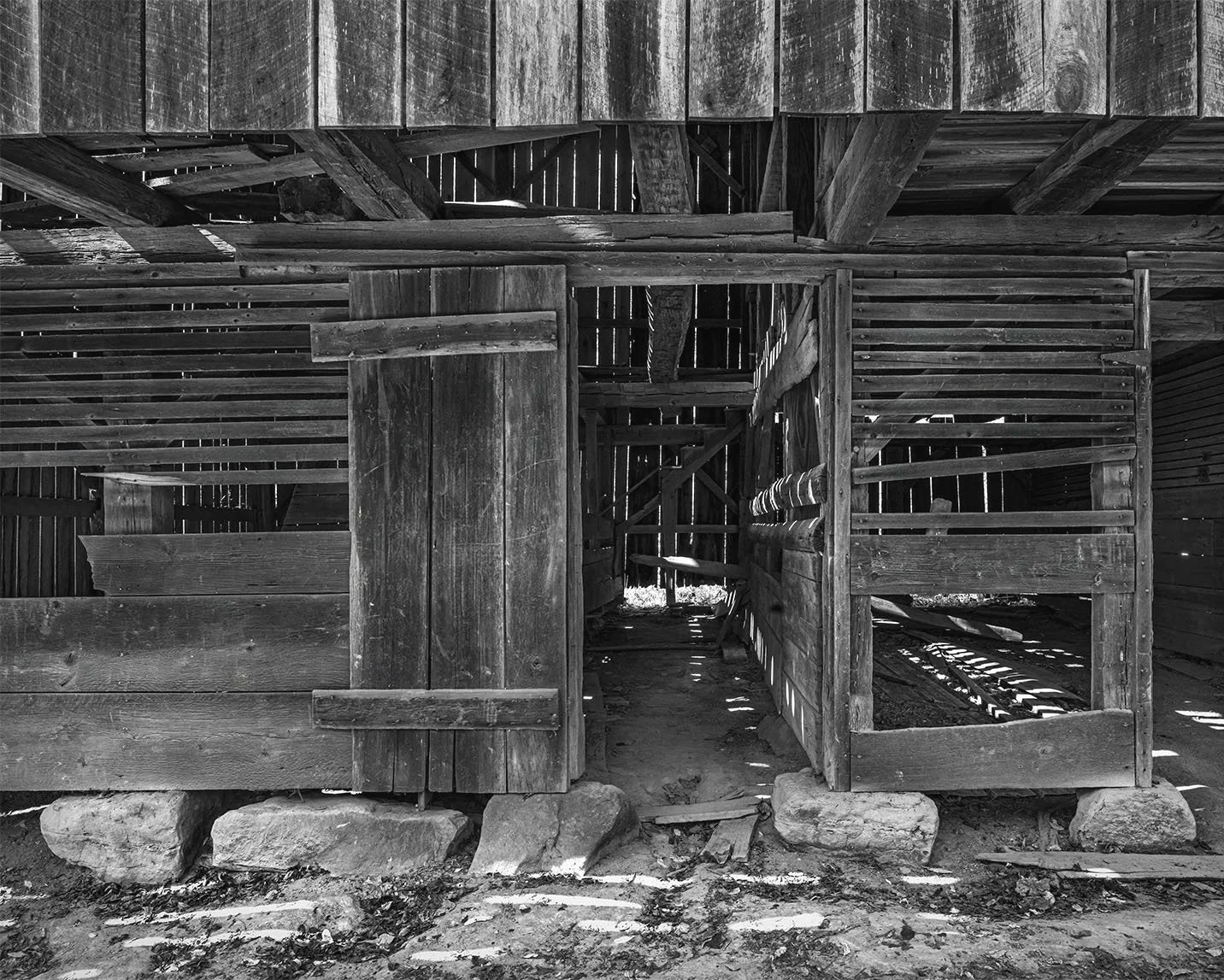 1837 Pennsylvania 3_Bay Barn Detail, Clear Creek Metro Park, Ohio