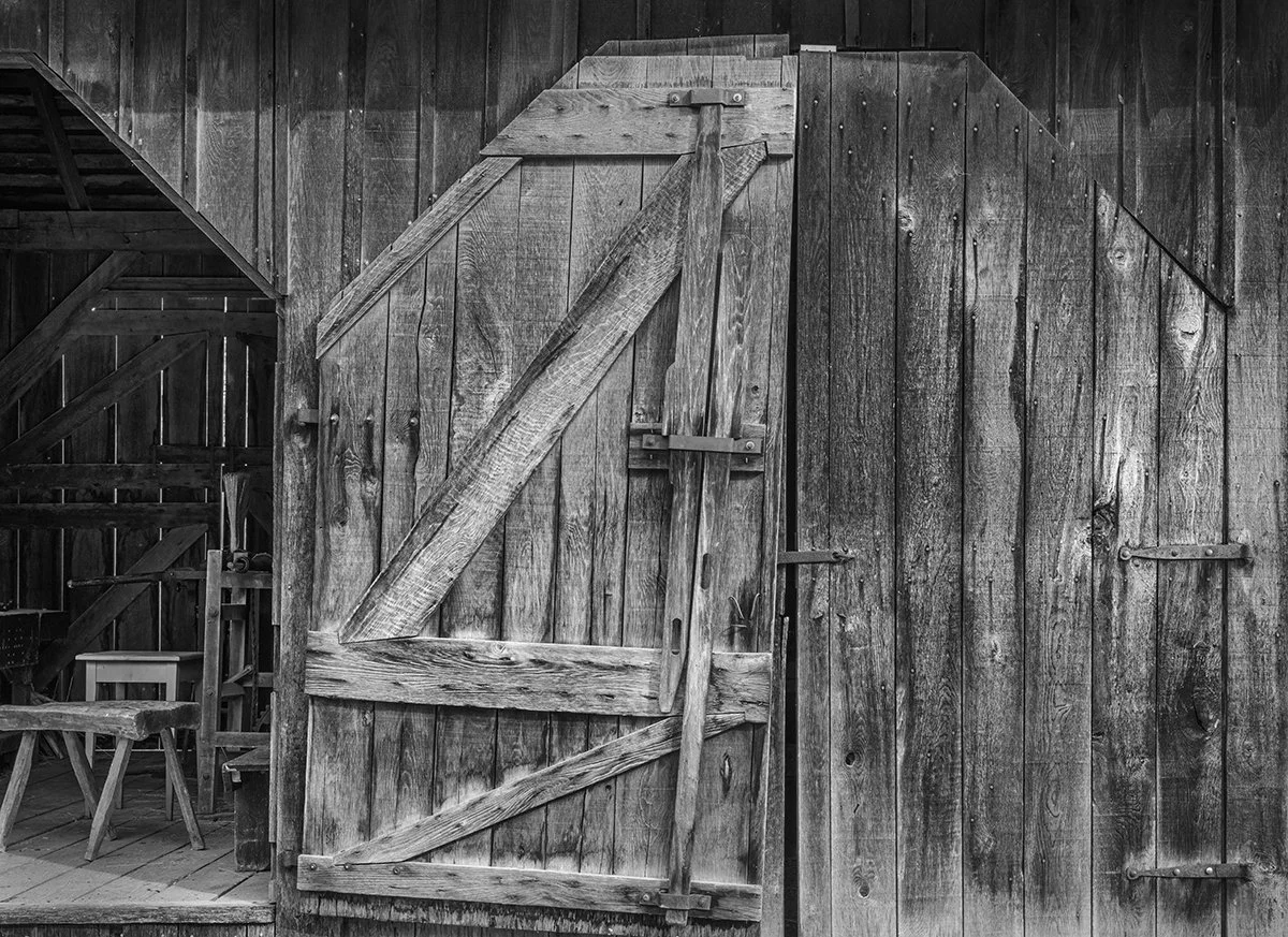 Barn Doors Detail, Carriage Hill Metropark, Ohio