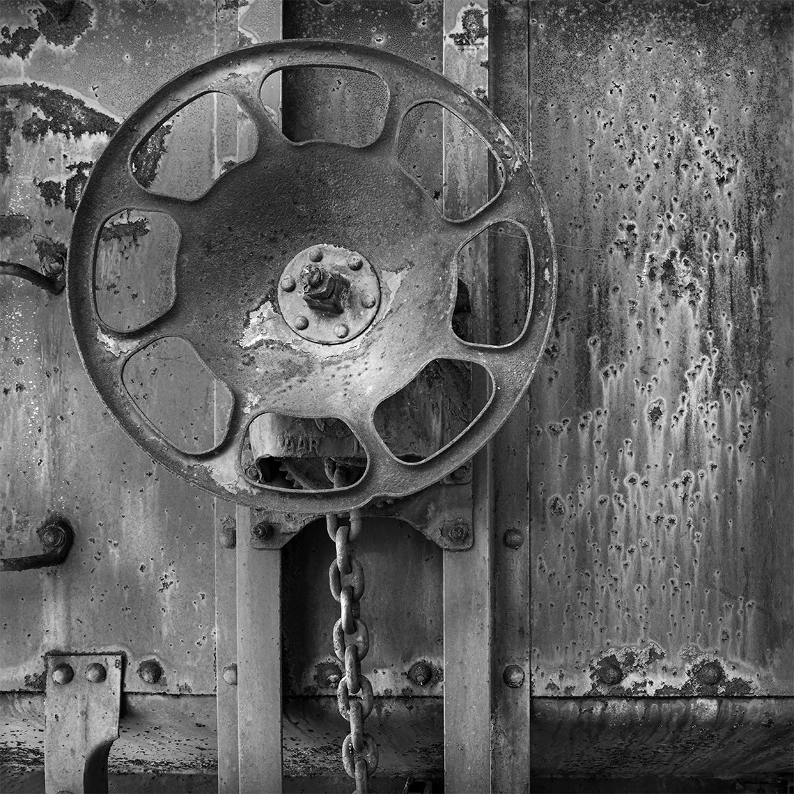 Hopper Car Break Wheel, Hocking Valley Railway Yard, Nelsonville, Ohio