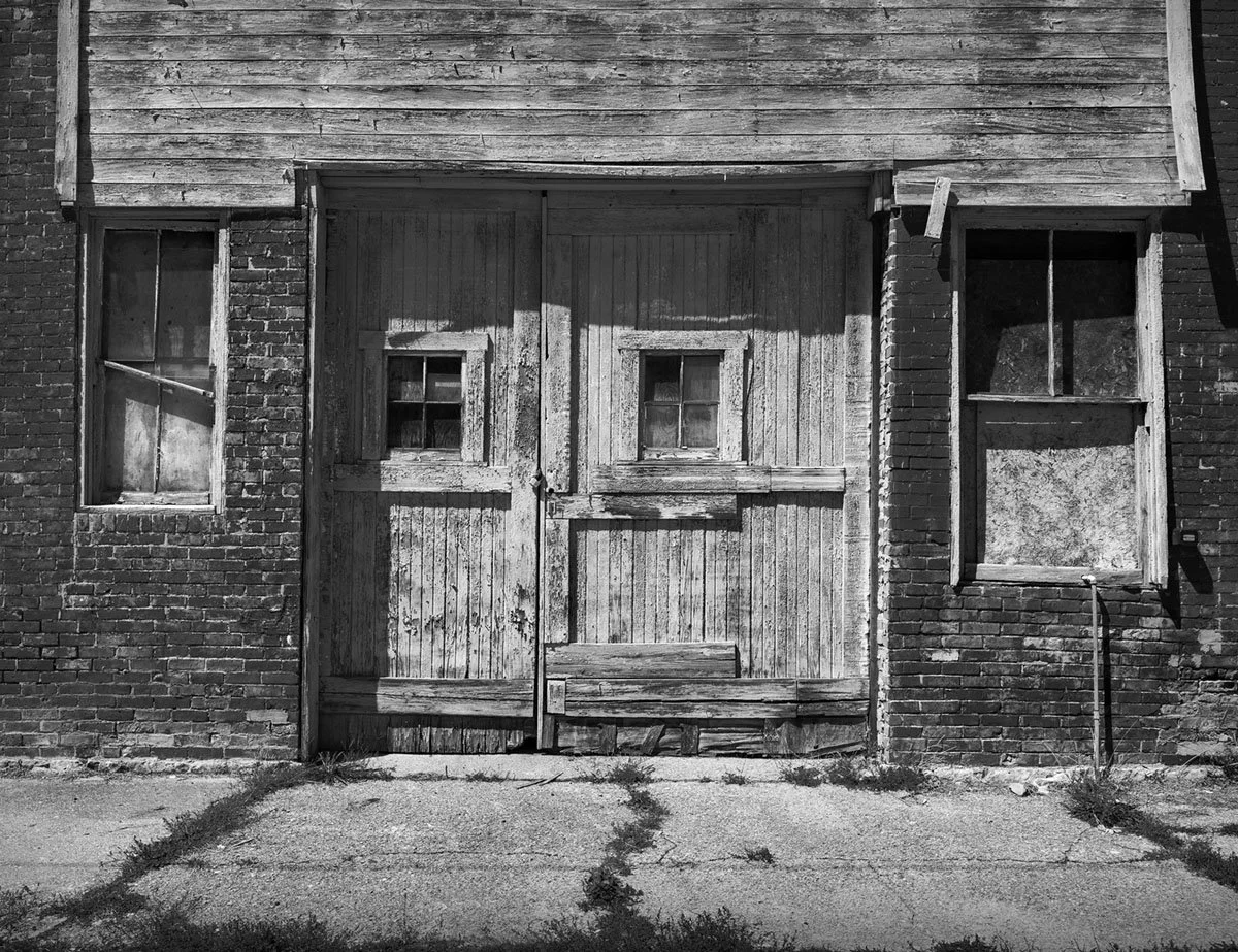 Sunlit Garage Door, Milford Center, Ohio