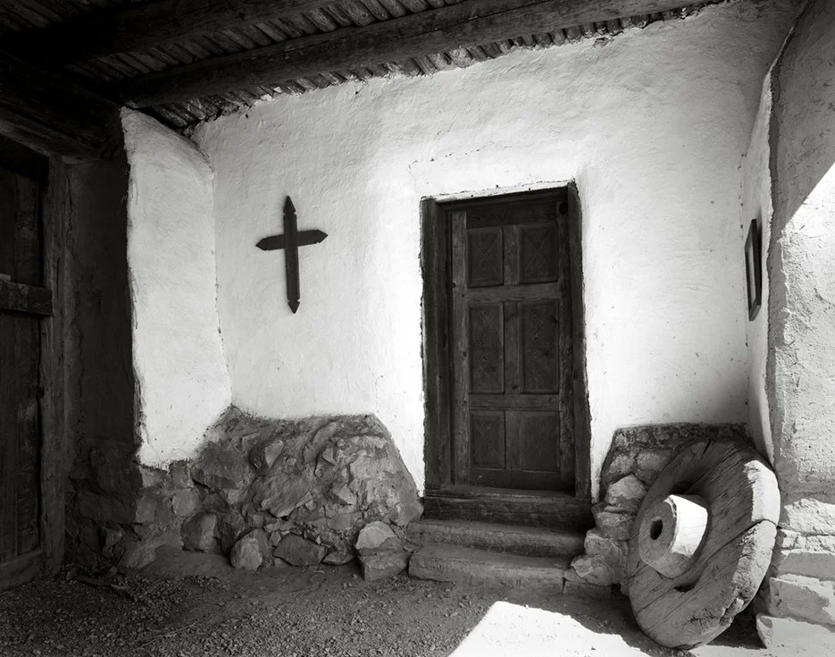 Entrance, El Rancho De Las Golondrinus, LaCienega, New Mexico