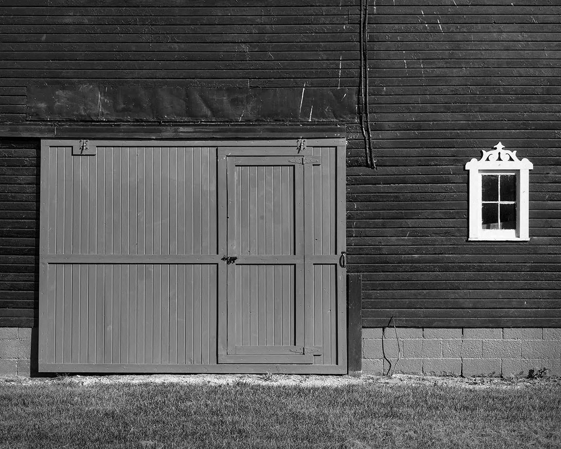 Sunlit 1854 Barn Wall, Essex, Ohio