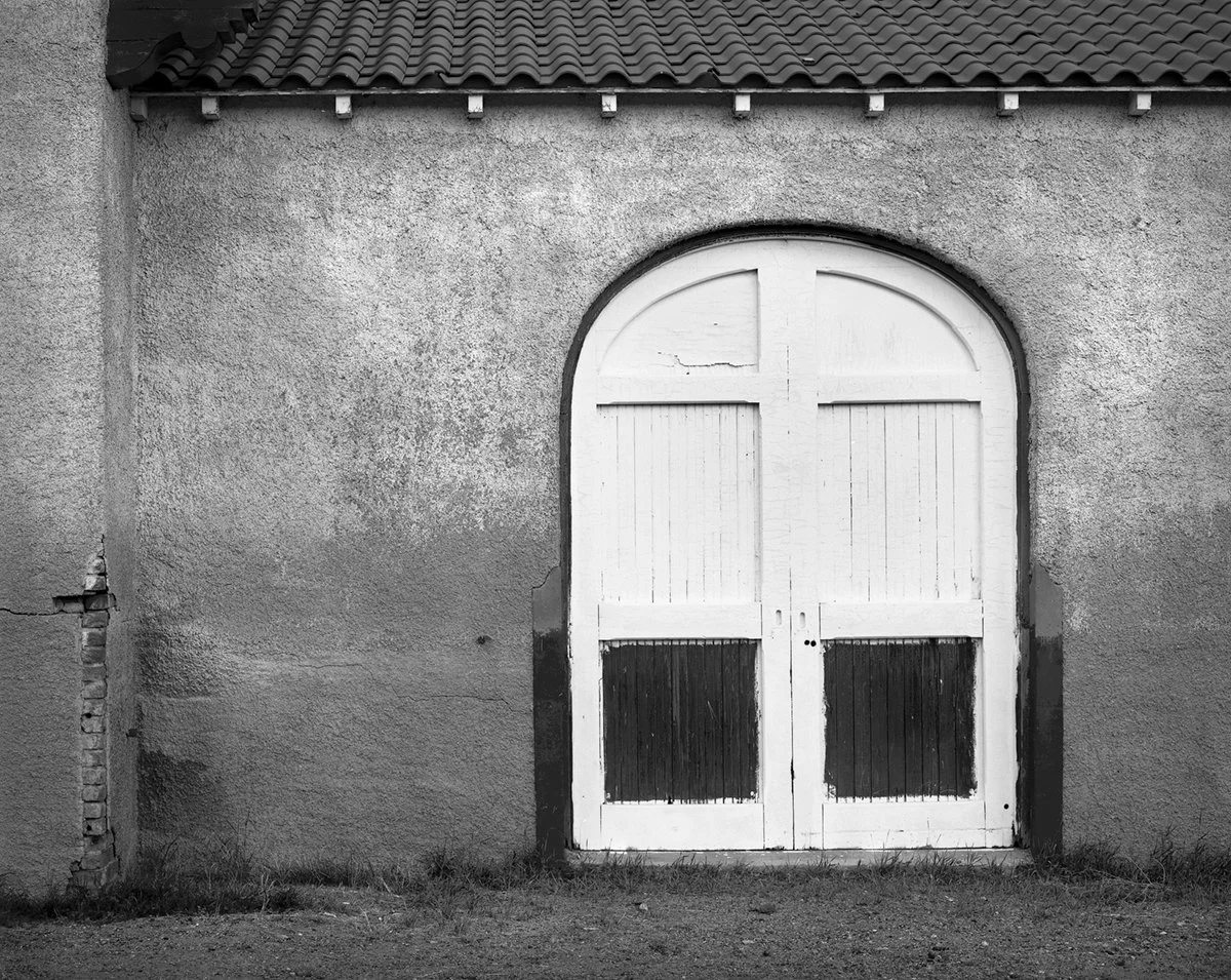 Train Station Wall, Door, Lamy, New Mexico