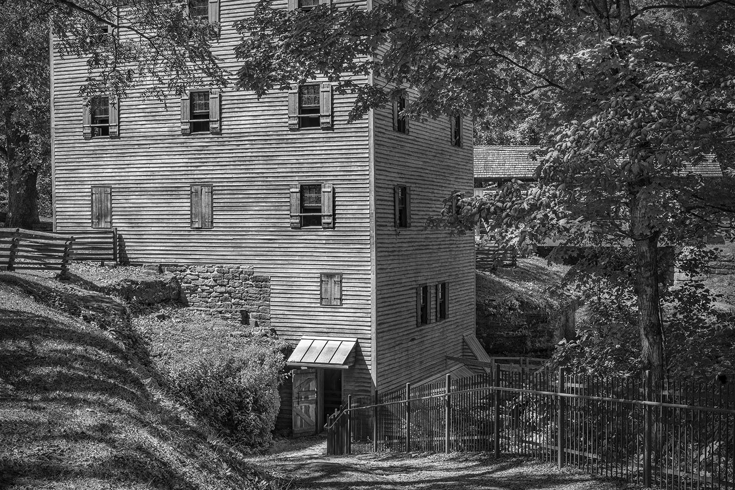 Sunlit Mill, Rock Mill Park, Lancaster, Ohio