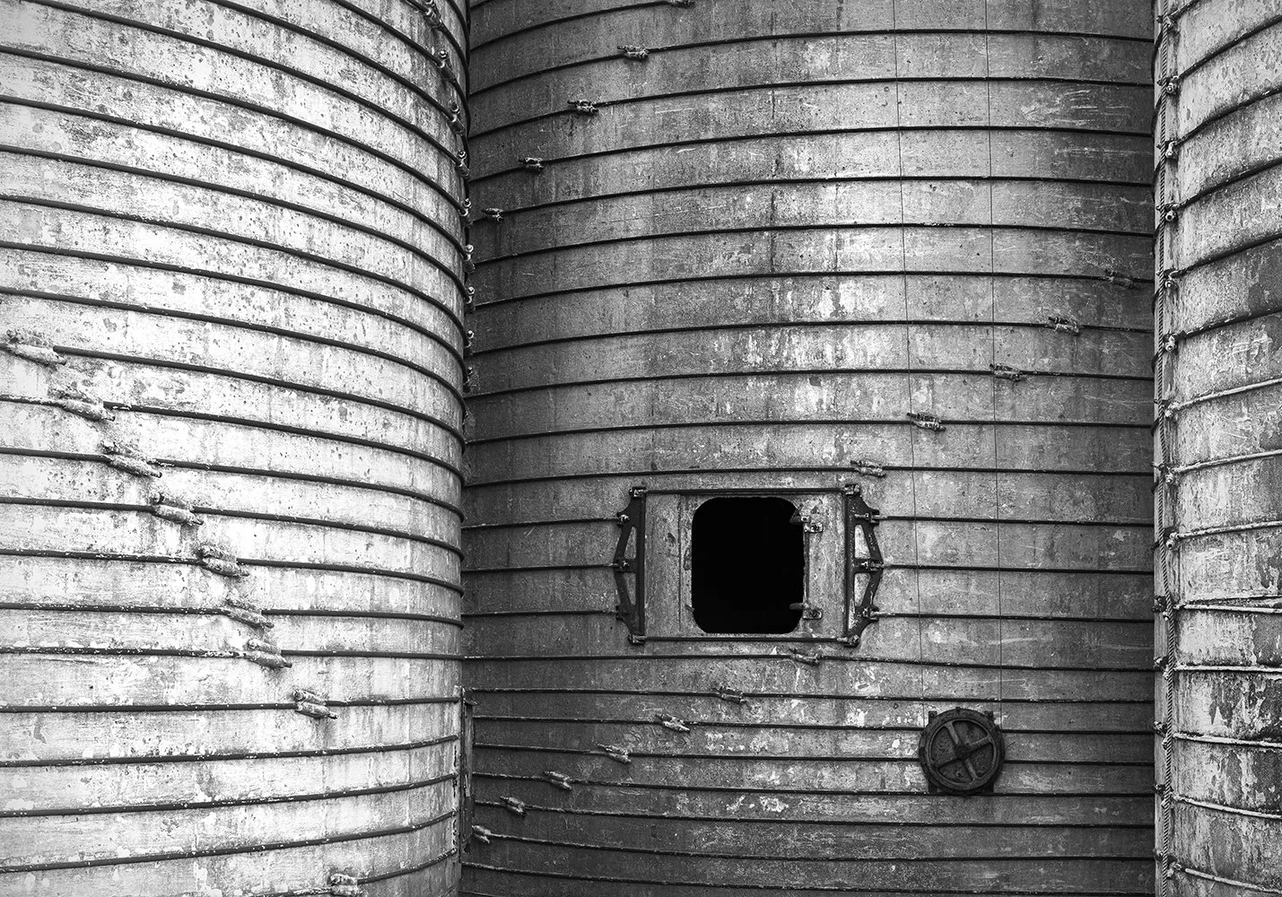Grain Silos Detail, Lilly Chapel, Ohio