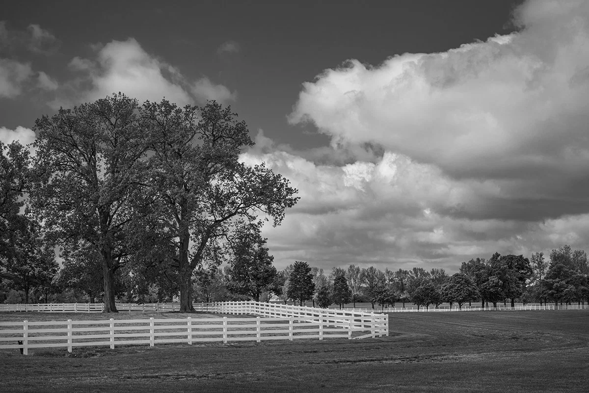Darby House Park, Fences, Clouds, Galloway, Ohio