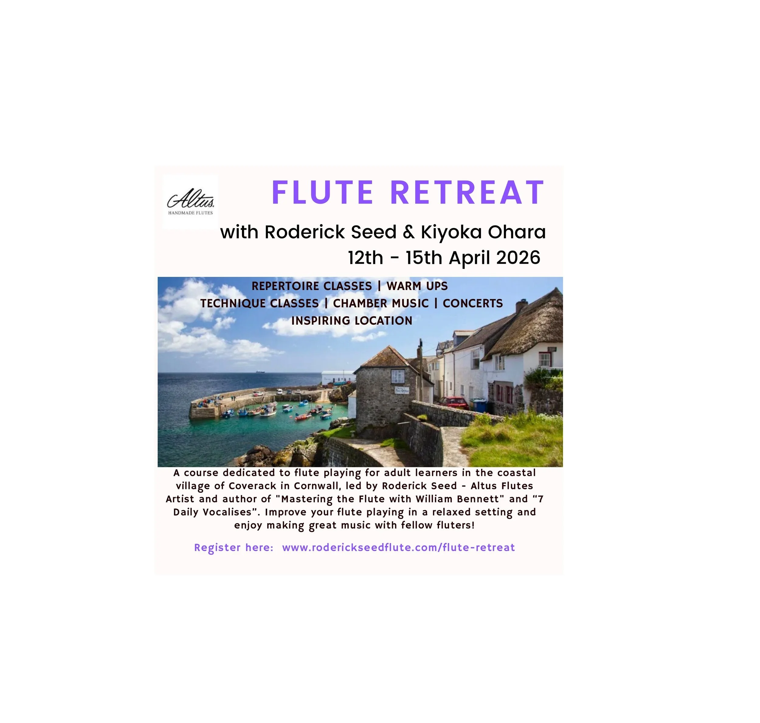 Flute Retreat with Roderick Seed