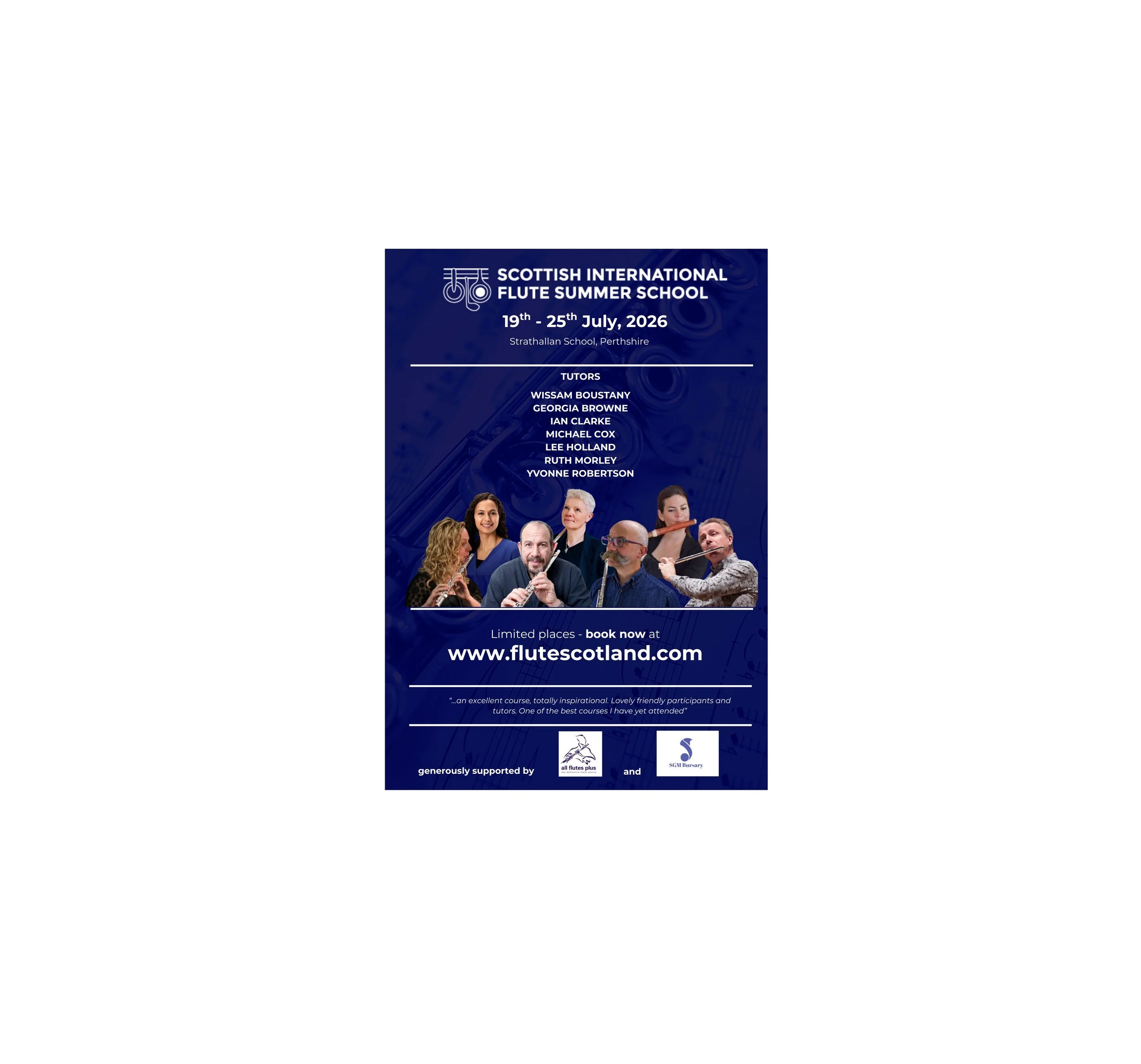 The Scottish International Flute Summer School