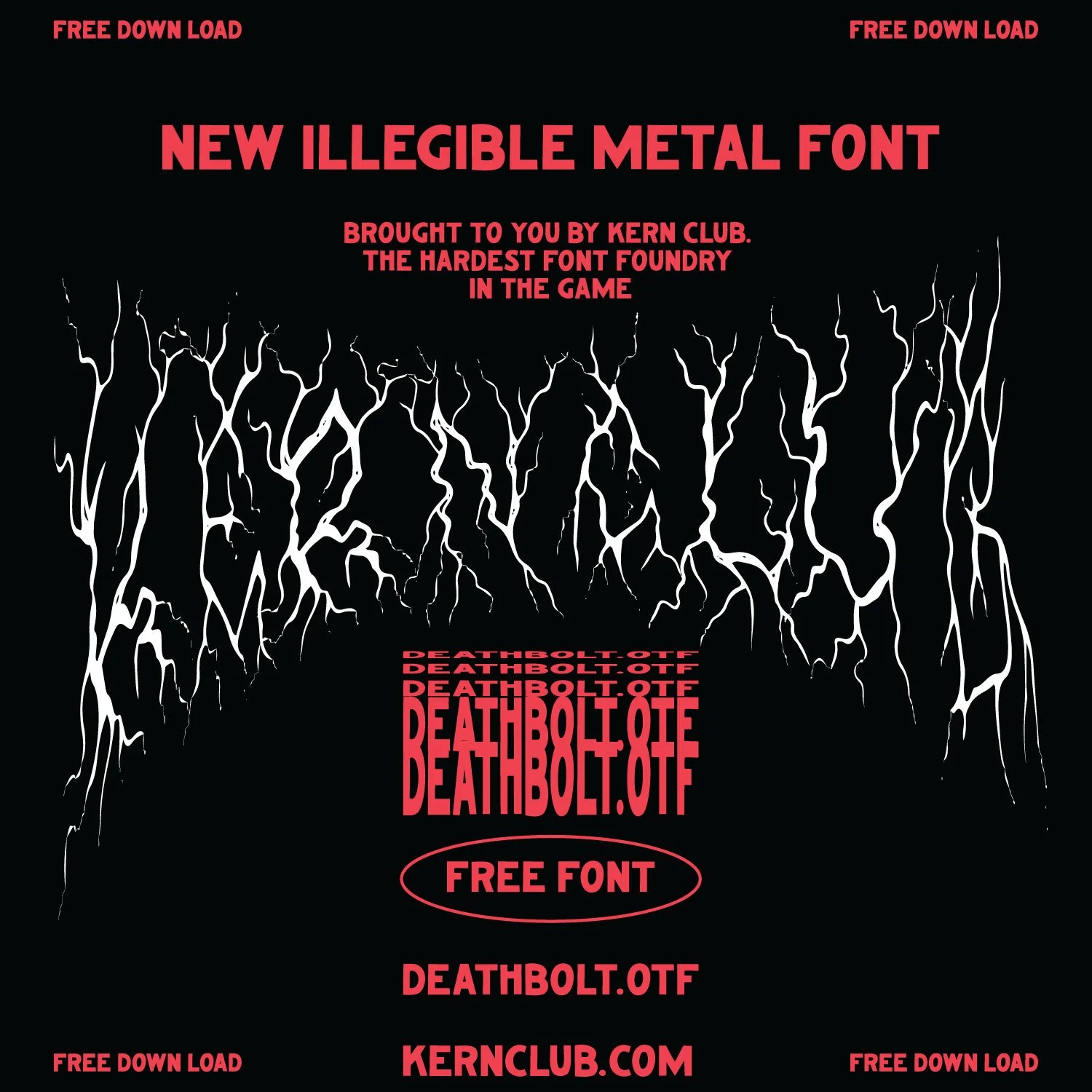 Death Bolt Font — Kern Club