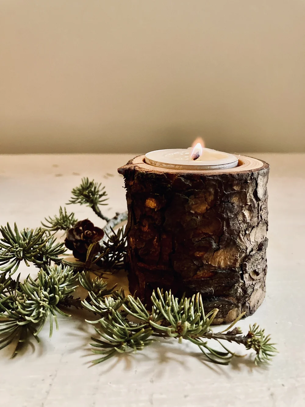 Tyler Arboretum's Cedar of Lebanon Candle Holder, $14 — Sawdust Siren