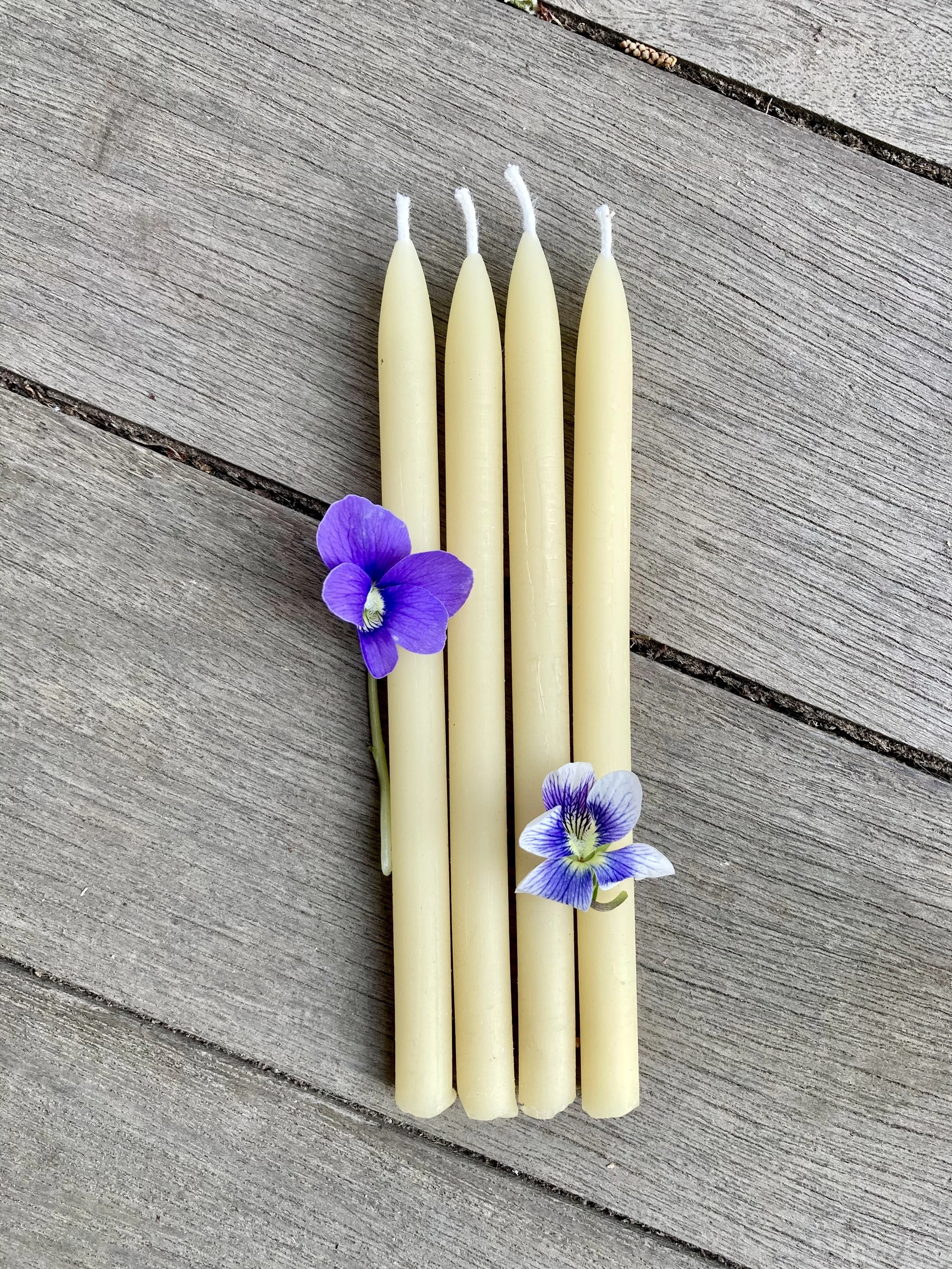 Beeswax Tiny Tapers, $6-12