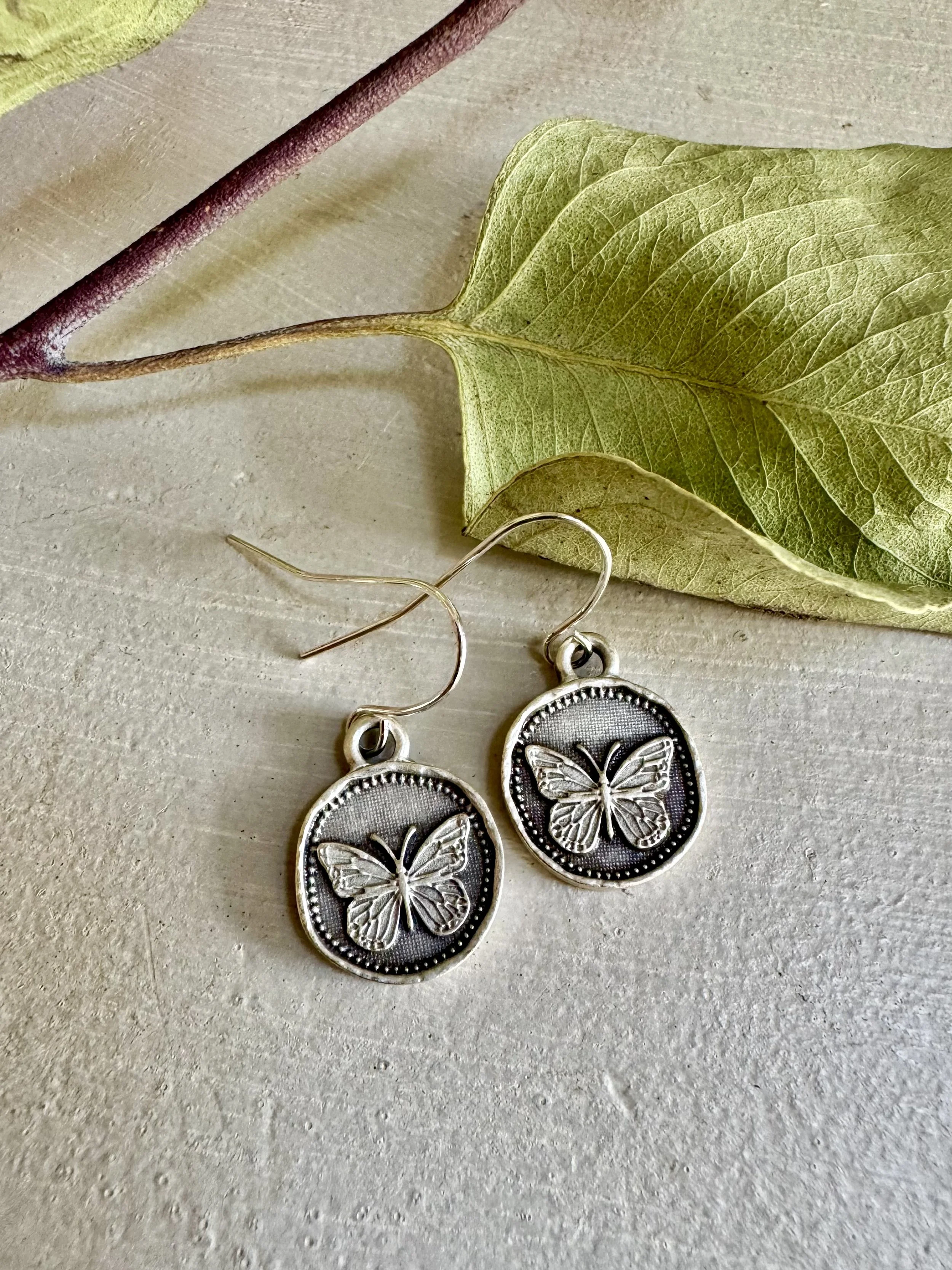 Butterfly Earrings, $24